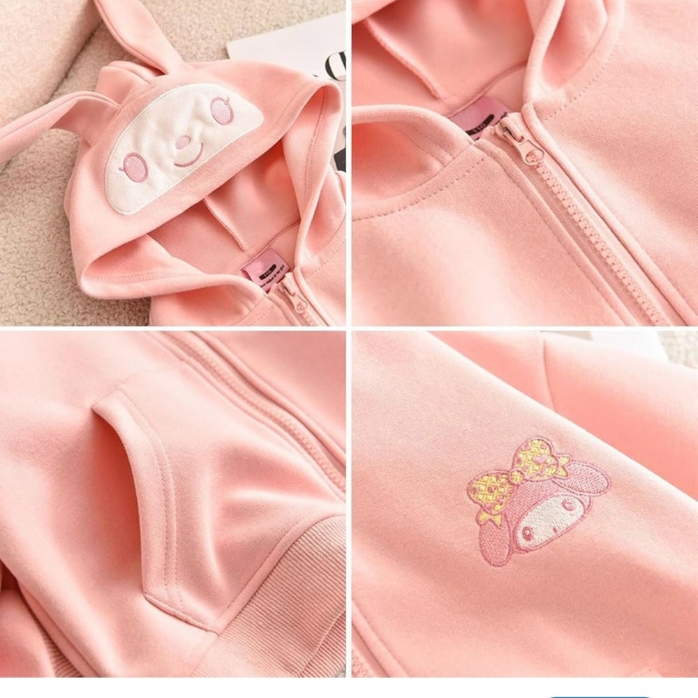 Kuromi My Melody Cinnamoroll Sweatshirt.